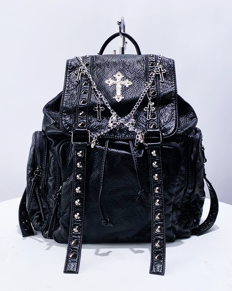 Goth mini backpack online