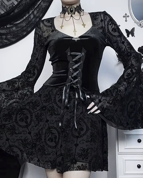 Long Sleeve Gothic Dress