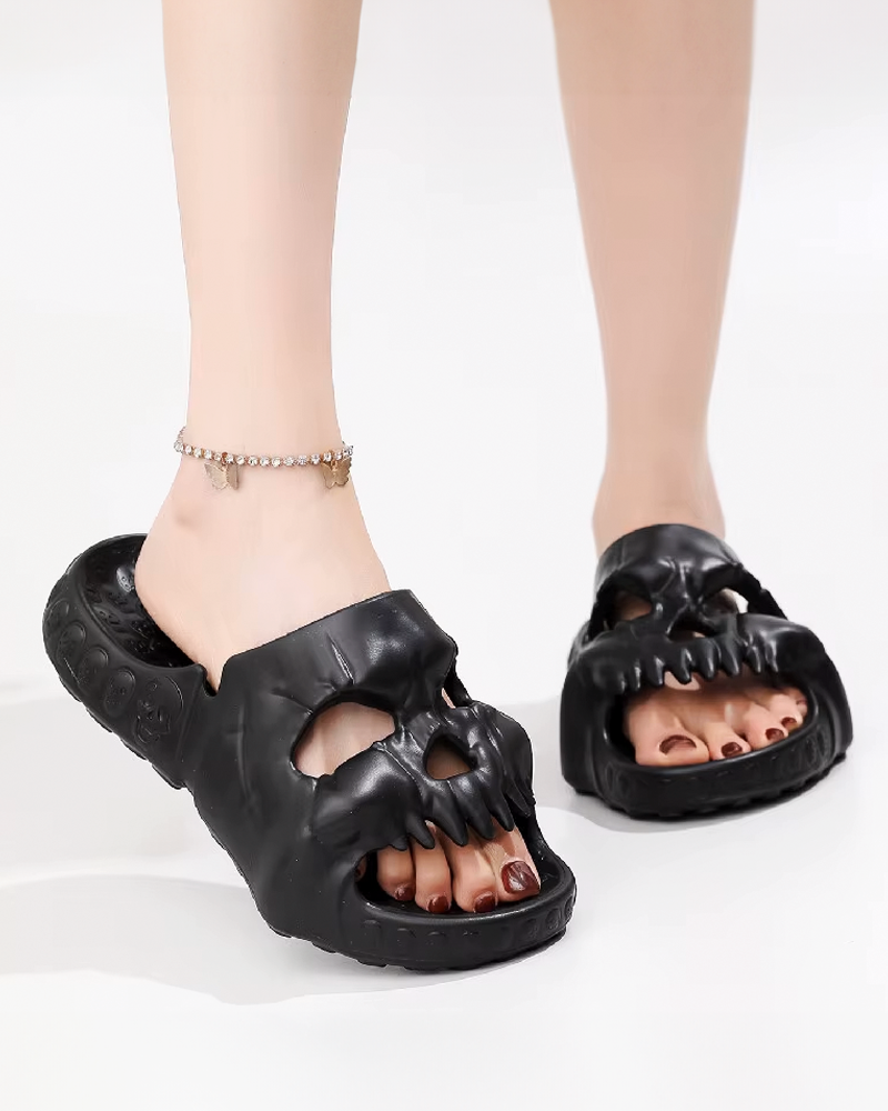 Skull Slippers