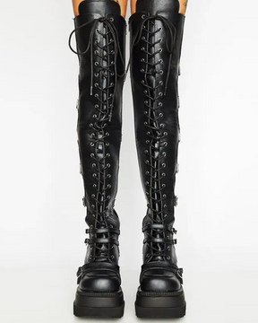 Knee High Goth Boots