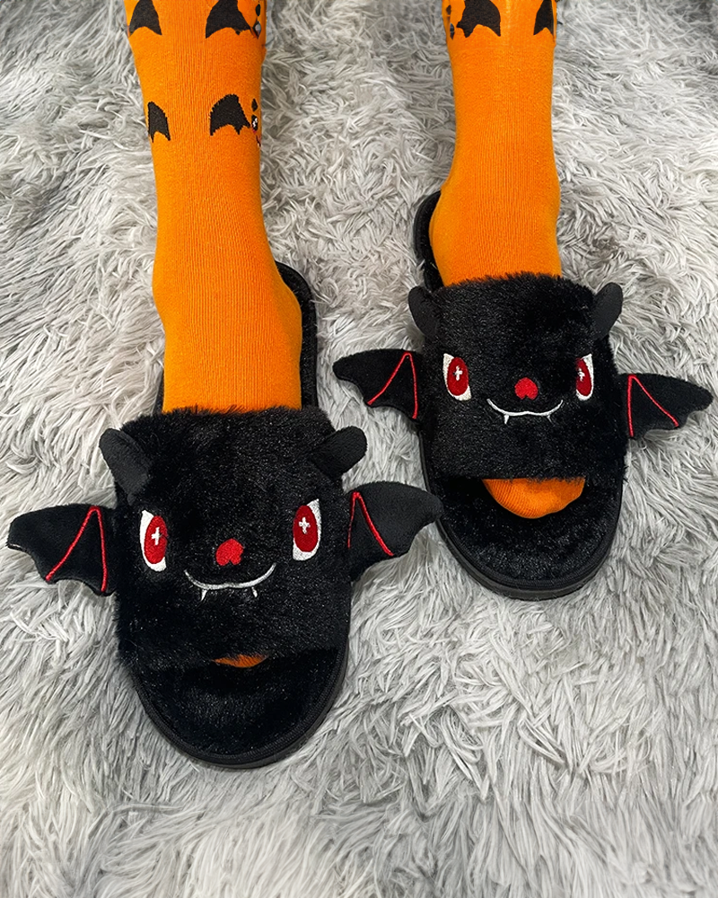 Cute Goth Slippers