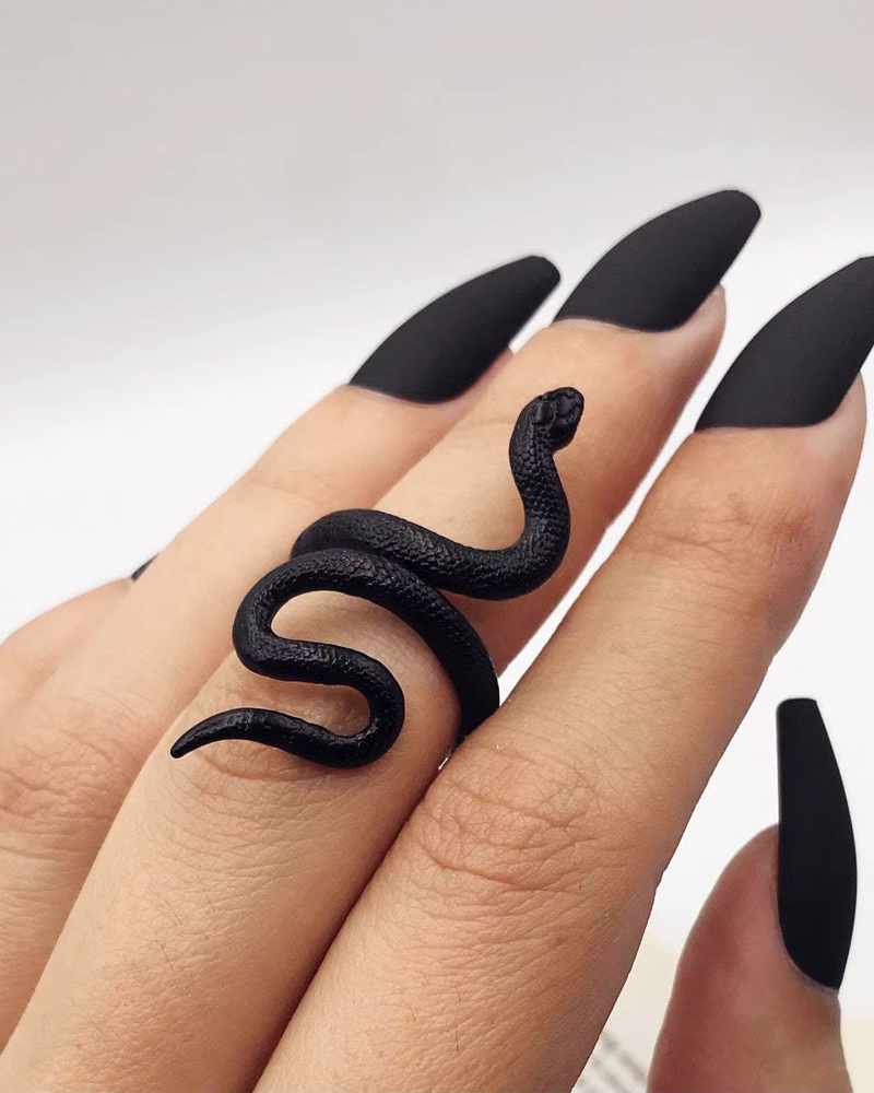 Black Snake Ring