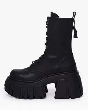 Goth Black Platform Boots