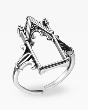 Sterling Silver Gothic Ring