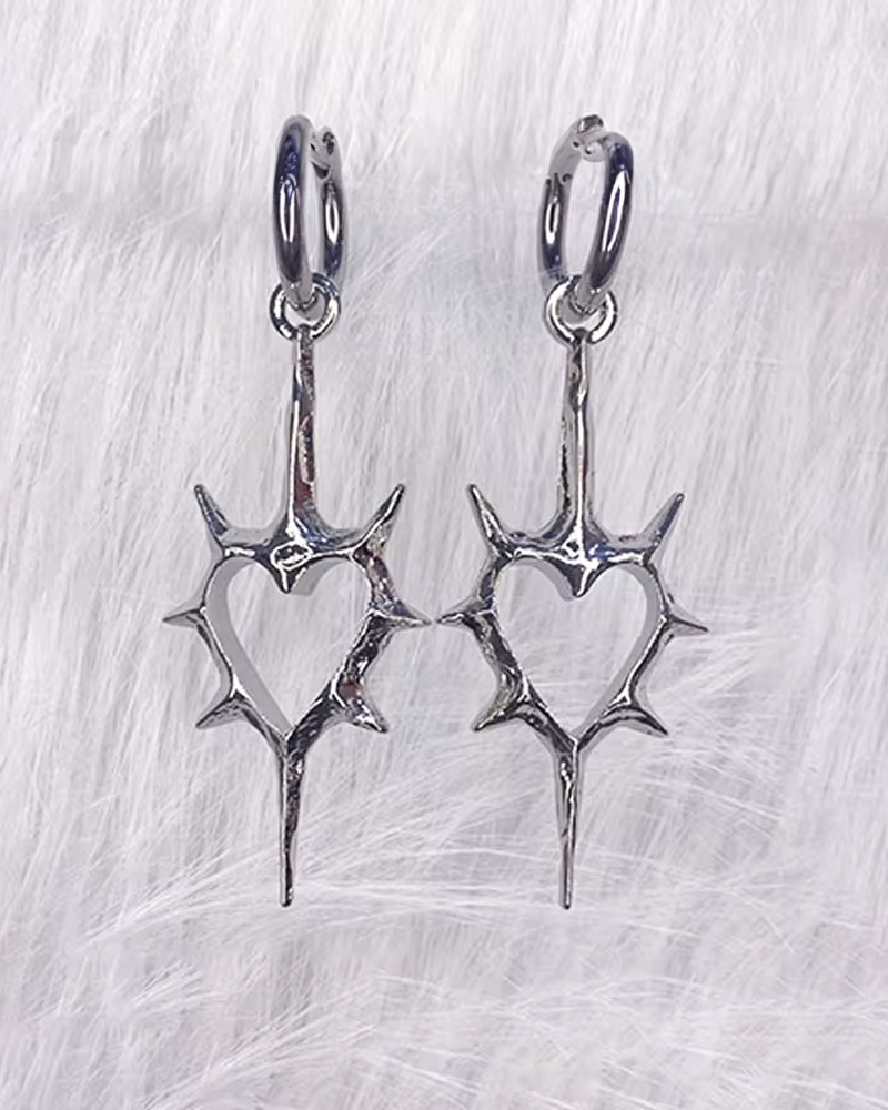 Thorn Heart Earrings