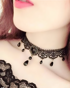 Gothic Lace Choker