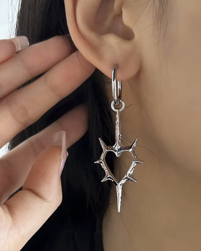 Thorn Heart Earrings