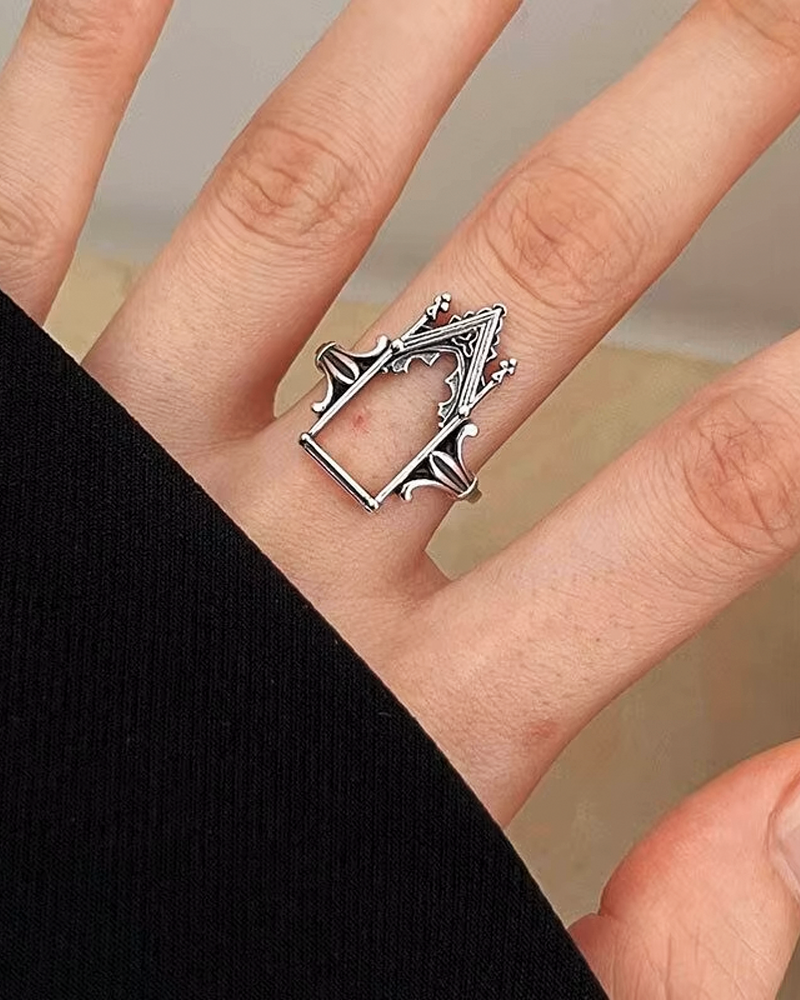 Sterling Silver Gothic Ring