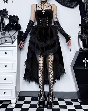 Gothic Velvet Dress