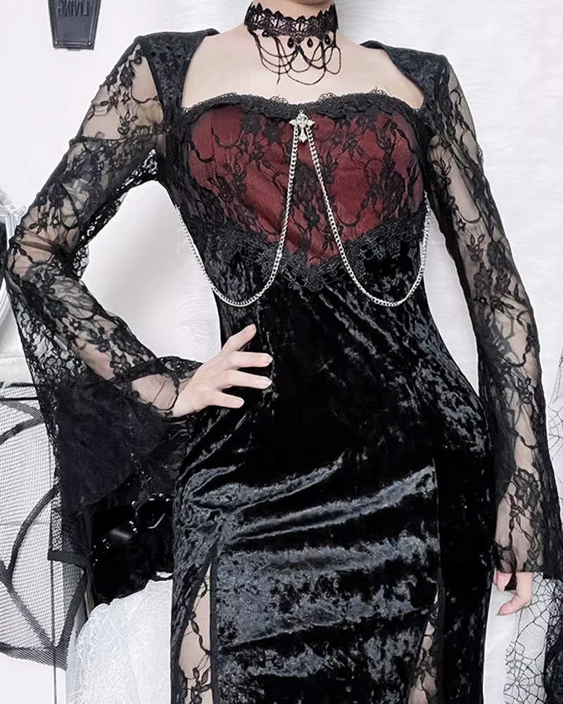 Goth Lace Dress