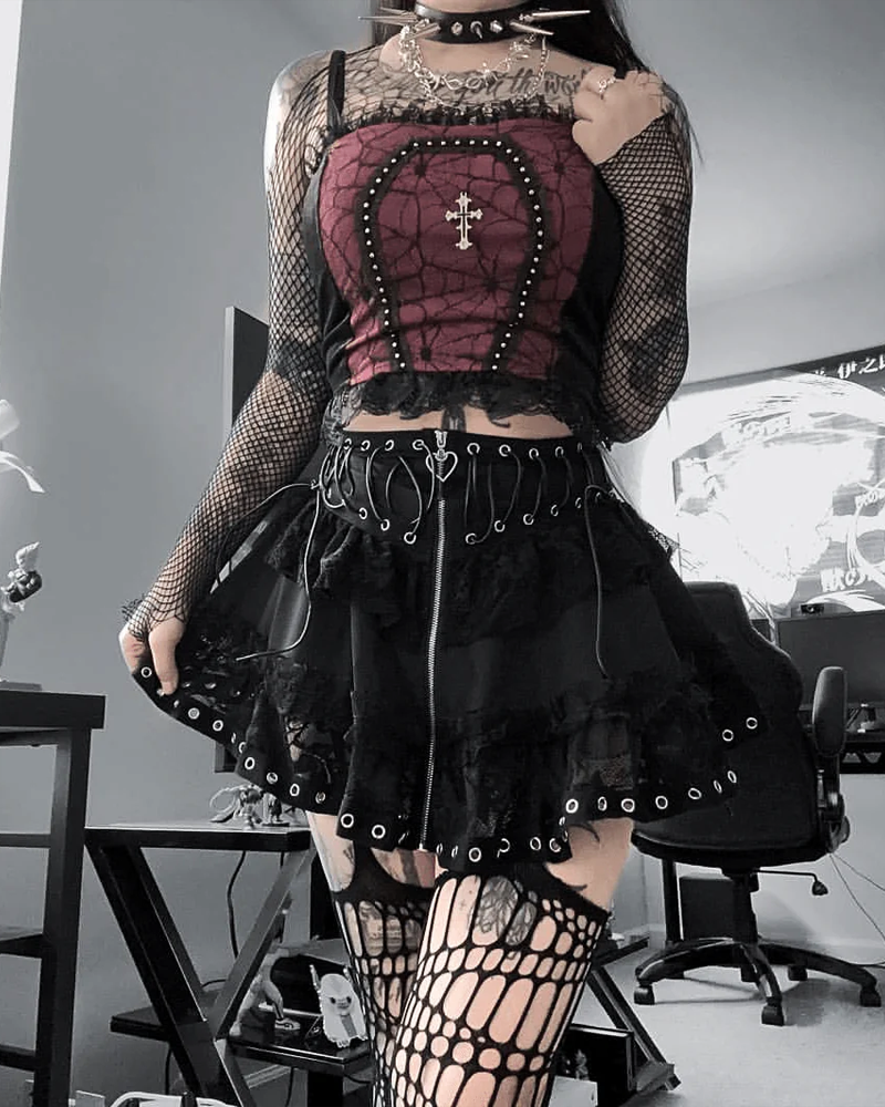 Gothic Mini Skirt