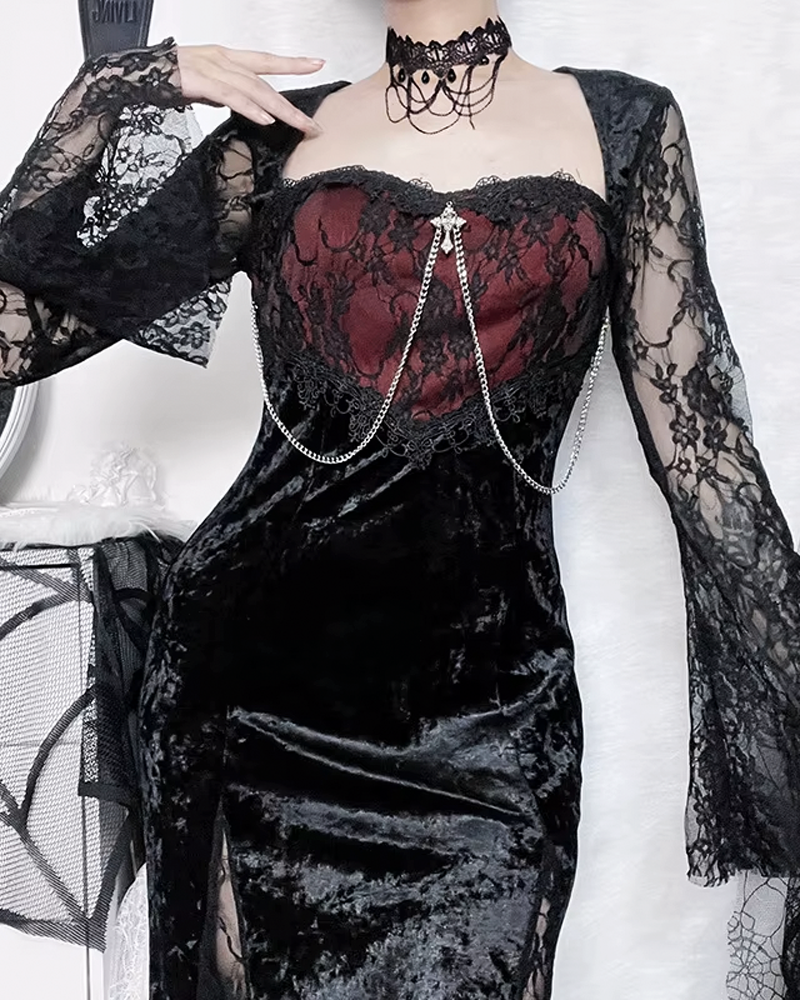 Goth Lace Dress