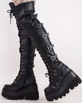 Knee High Goth Boots