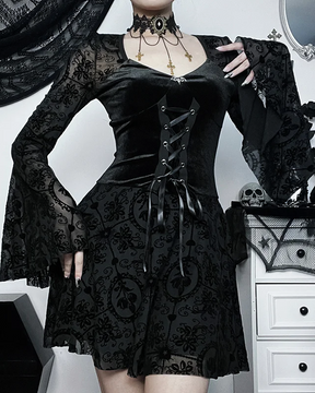 Long Sleeve Gothic Dress