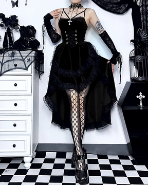 Gothic Velvet Dress