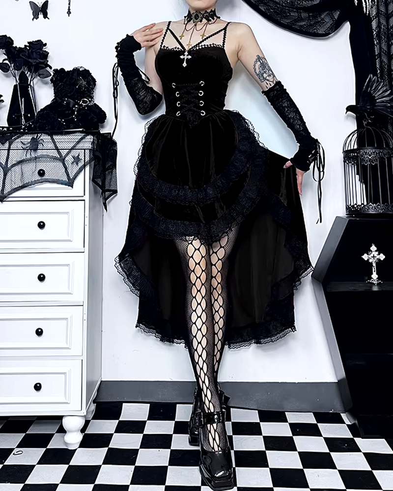 Gothic Velvet Dress