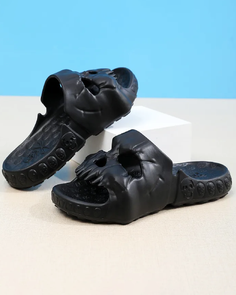 Skull Slippers