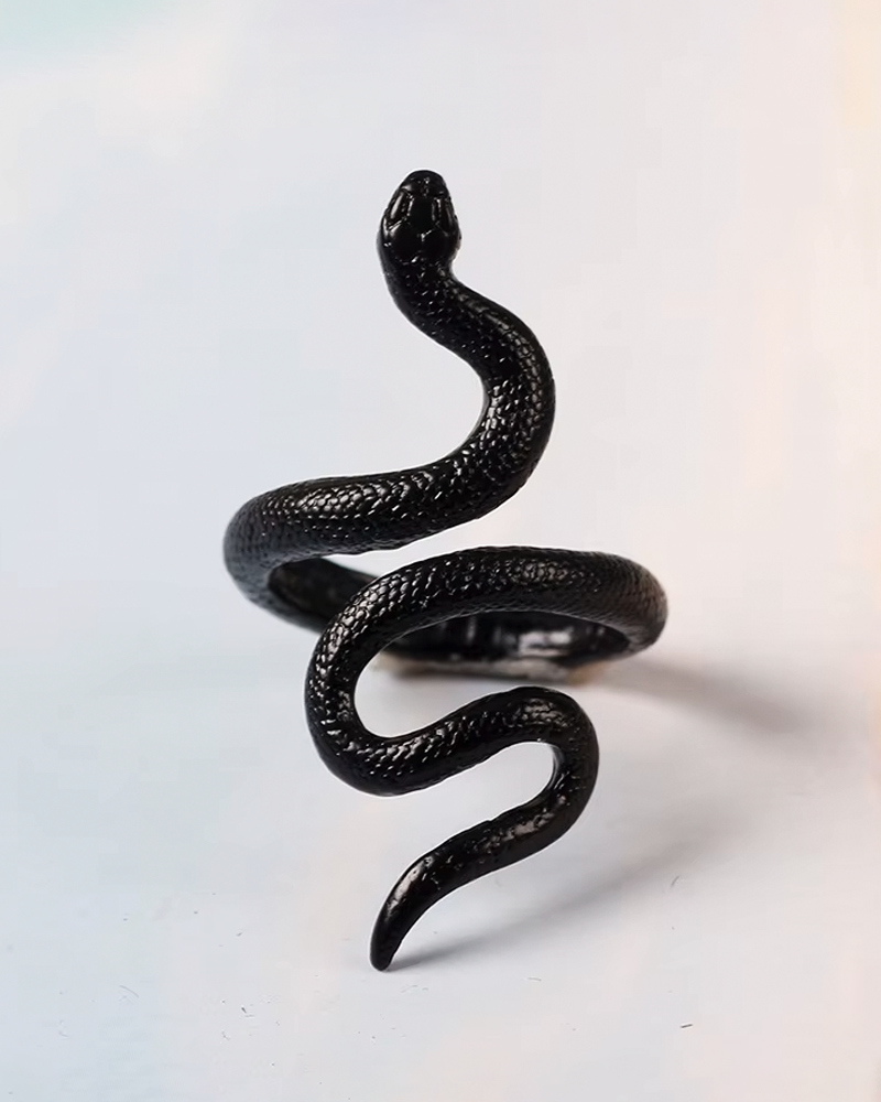 Black Snake Ring