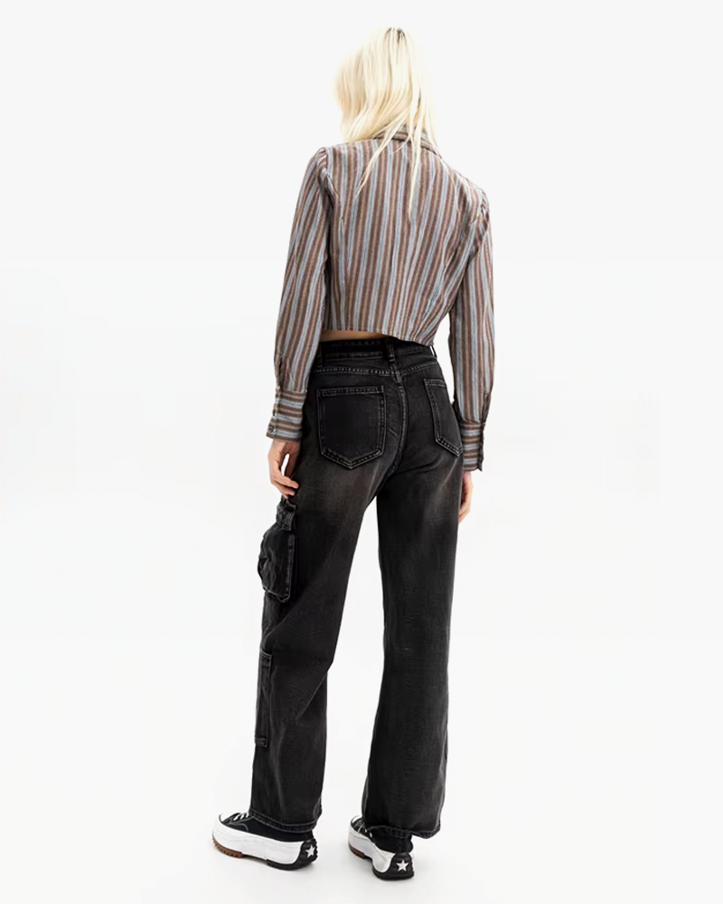 Baggy Cargo Jeans Womens