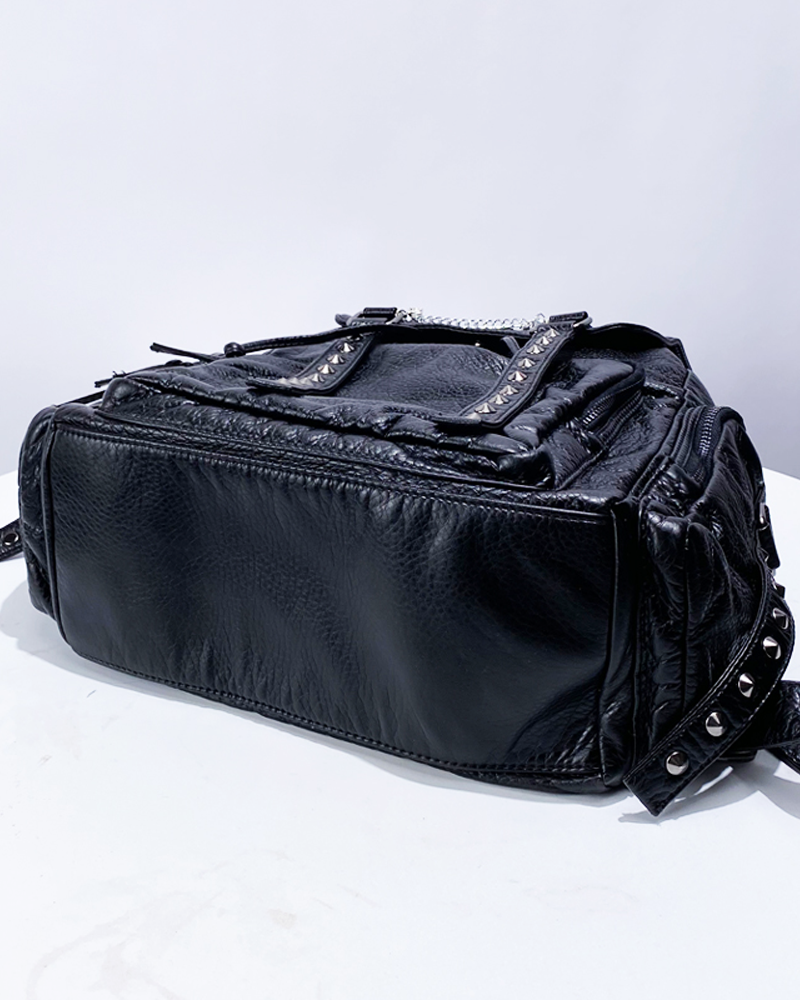 Black Goth Backpack