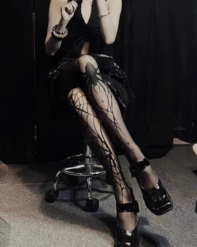 Spider Web Tights