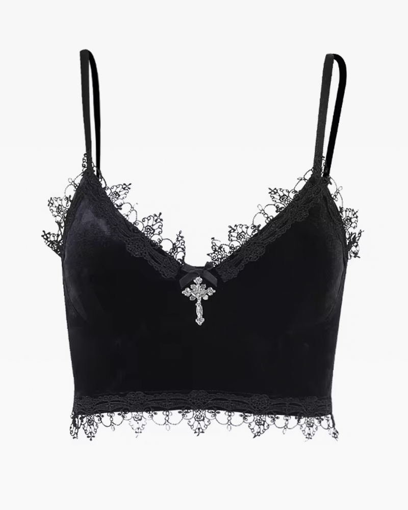 Goth Crop Top