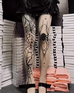 Spider Web Tights