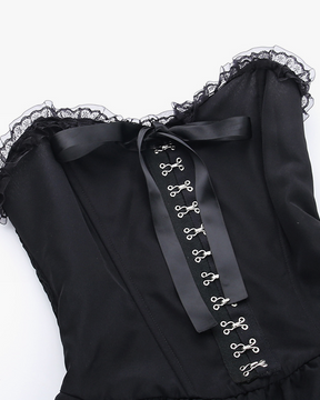 Black Gothic Corset Dress